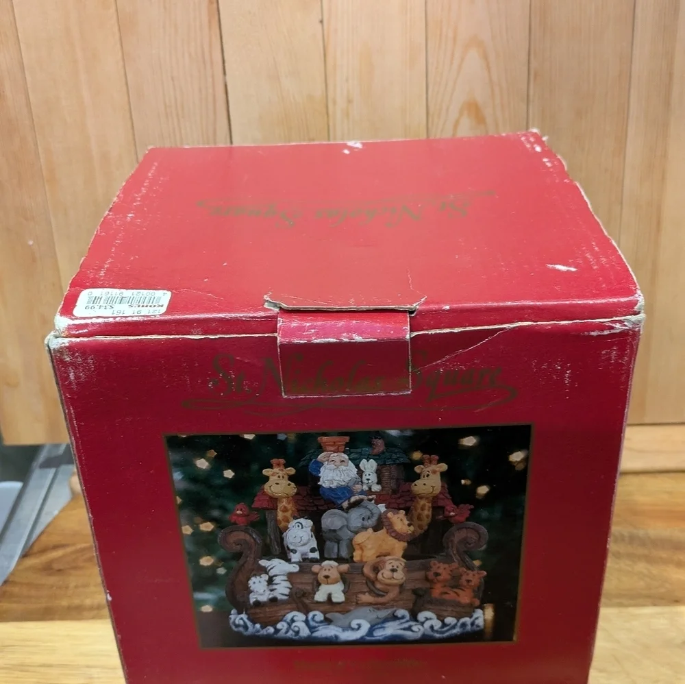 St. Nicholas Square Multicolor Noah's Ark Display Shelf